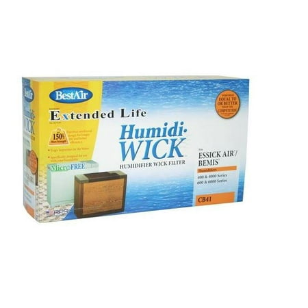 BestAir CB41 Extended Life Humidifier Wick Filter, Aluminum