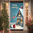 thumbnail image 4 of Winter Theme Happy Holidays Banner Festive Design Christmas Decor Snowy Scene for Holiday Celebration Indoor Display Seasonal Decoration, 4 of 9