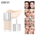thumbnail image 2 of QIBEST Concealer Liquid Foundation Long Lasting Moisturizing Delicate Concealer Cream Cover Acne Dark Circles Face Makeup 4Color, 2 of 13