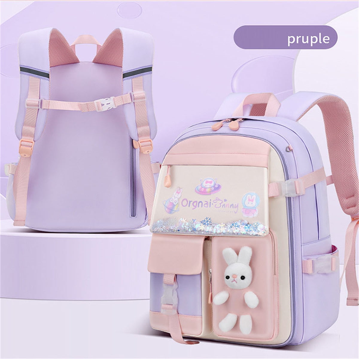 Cute Children Backpack for Girls Large Capacity Book Bags Students