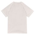 thumbnail image 6 of FORMRS Boys Rash Guard Short Sleeves Swim Shirt Quick Dry UPF 50+ Sun Protection, Sizes 3-12T, Beige Stars, 6 of 6