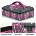 thumbnail image 2 of Iauyy Casserole Carrier for Hot Food Insulated Casserole Travel Carry Bag with Lid Food Warmer Bag for Party/Picnic,Heart-shaped Fireworks-a, 2 of 7