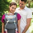 thumbnail image 4 of Infantino Cuddle up Ergonomic Hoodie Baby Carrier, 2-Position, 12-40lbs, Gray Bear, 4 of 9