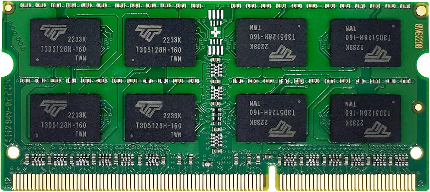Timetec 32GB Kit (4x8GB) DDR3 Laptop RAM Memory, 1333MHz PC3-10600, SODIMM 204-Pin, Non-ECC Unbuffered, 1.5V/1.35V CL9, Dual Rank 2Rx8