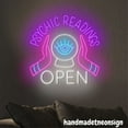 thumbnail image 5 of Handmadetneonsign Psychic Readings Open Neon Sign, Psychic Reader Wall Art, Psychic Wall Decor 040577, 5 of 5