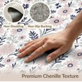 thumbnail image 6 of ODIKA 3'x5' Washable Throw Rug Floral Print Boho Daisy With Whimsical Botanical Border Flowing Dynamic for Entryway, Kitchen, Mudroom, Stain Resistant, Low Profile, Non-Slip, 6 of 7