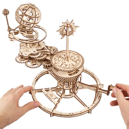 Ugears ユーギアーズ メカニカルテルリオン 三球儀 70167 Mechanical Tellurion 木製 ブロック DIY パズル 組立