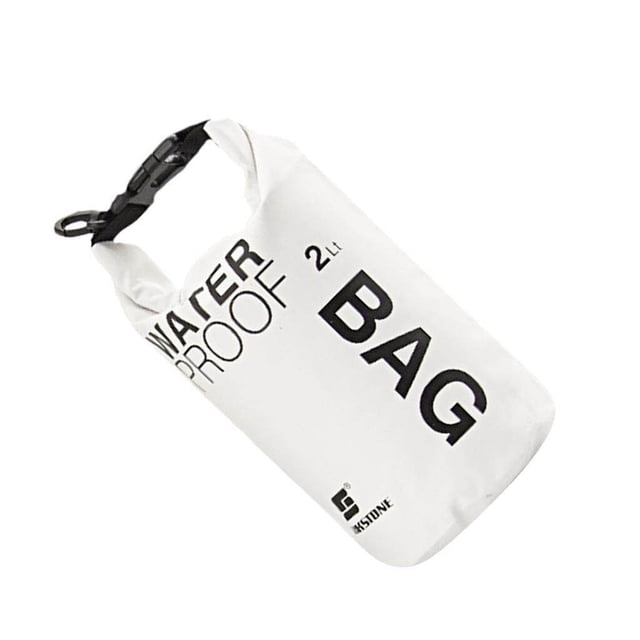 thinsony Waterproof Bag Sack Pouch Kayaking Camping Rafting Floating 2L White