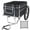 Black Standard, variant on Harmie Bike Cargo Trailer for Bicycle Hauling Black Steel Frame Quick Hitch Outdoor Travel Cart 110 lb Capacity Foldable Frame