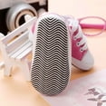 thumbnail image 6 of JINMGG Clearance Newborn Infant Baby Girls Crib Shoes Soft Sole Anti-slip Sneakers Bandage Shoes, 6 of 9