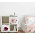 thumbnail image 2 of Watercolor Floral Burgundy Wine and Pink Fabric Storage Bin (Set of 2) by Sweet Jojo Designs, 2 of 4