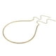 thumbnail image 5 of 1 Pc Diadema de flecos de strass de una fila de moda para mujeres y niñas en tono dorado, 5 of 6