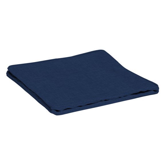 Arden Selections ProFoam 24 x 24 in Outdoor Deep Seat Bottom Cover, Sapphire Blue Leala