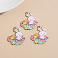 thumbnail image 1 of 10pcs Gold Color Cartoon Rabbit Pendants Charms for DIY Handmade Necklace Jewelry Making Findings, 1 of 5