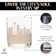 thumbnail image 5 of Greenline Goods Skyline Etched Seattle Whiskey Glasses Gift (Set of 2) | Old Fashioned Tumbler – For Seattle Lovers, 5 of 5