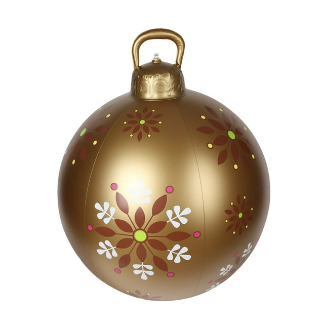 Outdoor Christmas Decorations,60Cm Outdoor Christmas Inflatable Decorated Ball Christmas Inflatable Ball Christmas Tree Decorations,Christmas Tree Decorations