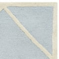 thumbnail image 4 of SAFAVIEH Cambridge Kennedy Geometric Diamonds Wool Area Rug, Light Blue/Ivory, 2' x 3', 4 of 6