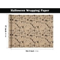 thumbnail image 3 of Kraft Gothic Wrapping Paper - Mini Roll - 17 Inch x 16.5 Feet - Vintage Medical Wrapping Paper for Halloween Deco, Birthday Gift Wrap, 3 of 4