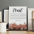 thumbnail image 4 of Proverbs 3 5-6 Christian Wall Decor Inspirational Decor Christian Gifts Bible Verse-1 Poster Wrapped Wooden Frame Wall Decor,Canvas Wall Art for Living Room,Bedroom,Office,Ready to Hang, 4 of 6