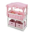 thumbnail image 5 of Badger Basket Canopy Doll Crib with Baskets, Bedding, and Mobile - White/Pink, 5 of 11