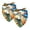 Multi-colored 3, variant on PhooArto Cute Forest Animals Dog Bandanas, 2 Pack Soft Washable Pet Scarf Triangle for Large Dogs Puppies and Cats