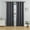 Gray, variant on SpaceMuse Modern Blackout Curtains 42 X 63 inch, 2 Panels 90% Blackout Black Tie Top Single Indoor Curtain Panel Thermal Insulated Light Blocking Drapes