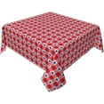 thumbnail image 2 of 4th of July Tablecloth Square 54x54 Inch,Red White Buffalo Plaid Check Blue Patriotic Stars Table Cloth,Stain Resistance Polyester Independence Day Table Covers for Kitchen Dining Party Picnic, 2 of 6