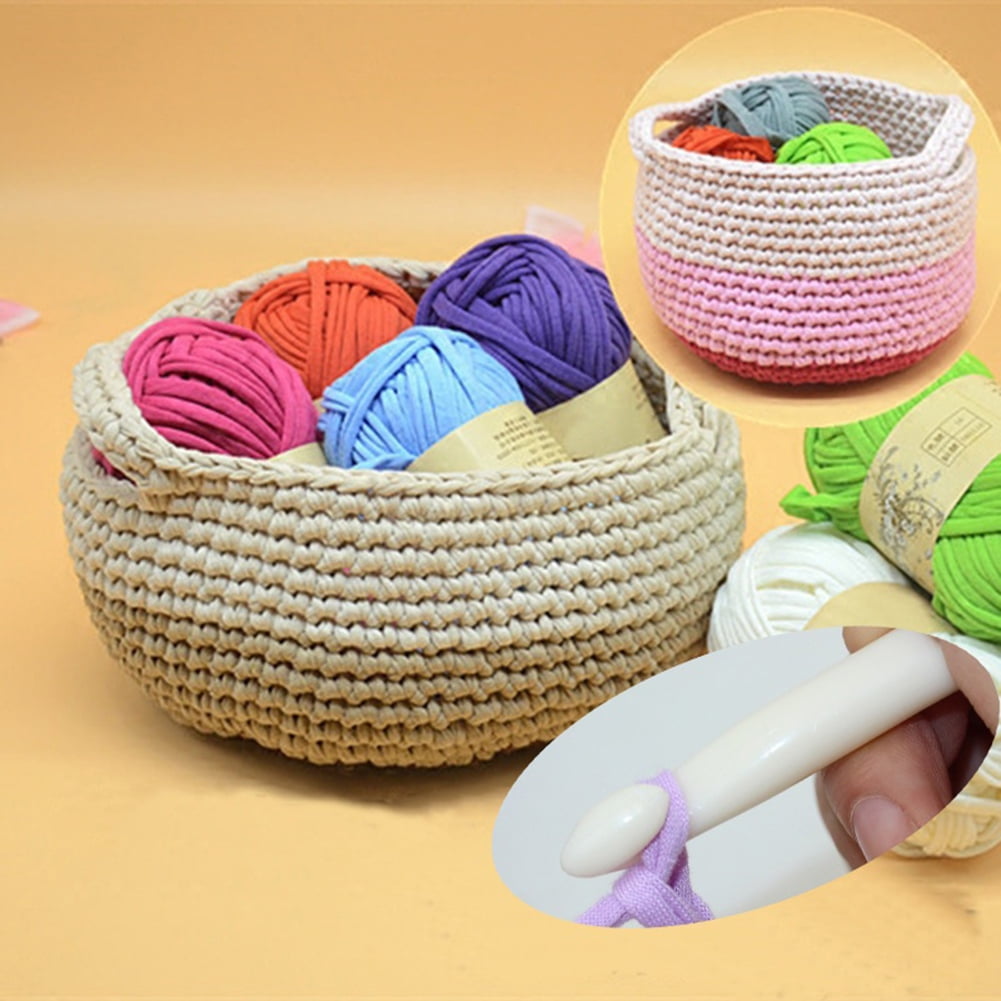 Bobasndm Chunky Knit Basket Yarn Braided Blanket DIY Crochet Fancy Cloth, Chunky Bulky Yarn for Knitted Blanket, Bed Cushion, Sofa, Home Decor