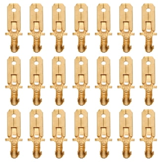 10 Connettori Per Altoparlanti A Molla 2 Vie - Morsettiere Push Release Con Codifica Colore Rosso/Nero (AC 50V / 3A, AWG24-16) - 2