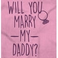 thumbnail image 4 of Will You Marry My Daddy Engagement Romper Boys or Girls Infant Baby Brisco Brands 18M, 4 of 7