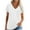White, variant on Womens Fashion Summer Tops 2025 Plus Size V-Neck Short Sleeve Lace Tops T-Shirt Tees Loose Short Blouse