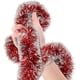 thumbnail image 4 of Guirnalda de oropel con punta de escarcha verde y serpentinas metálicas navideñas de 2 m para colgar en el techo, decoración para fiestas navideñas, 4 of 5