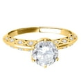 thumbnail image 2 of Aonejewelry 0.75 Ct. Ttw Halo Diamond Engagement Ring 14K Yellow Gold, 2 of 4