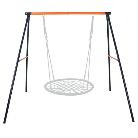 Fun Play Chair Kids Children Backyard Home Metal A-Frame Swing Set Frame Stand