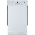thumbnail image 1 of GE 18" Built-In Front Control Dishwasher with Stainless Steel Tall Tub White - GBF180SGMWW, 1 of 6