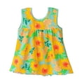thumbnail image 1 of FFENYAN Robe d'Été Sans Manches en Coton pour Bébés Filles - Tissu Respirant à Col Rond en Coton Doux pour 0-2 Ans - Parfait pour les Rendez-Vous et les Tenues Quotidiennes, 1 of 3