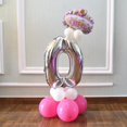 thumbnail image 4 of 32 Pulgadas Grandes De Helio Número Globo De Aluminio Decoración De Cumpleaños Número 0-9 Yuyangstore  Conjunto de globos de números, 4 of 8