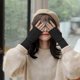 thumbnail image 5 of Women Arm Warmers, Knitted Long Sleeve Fingerless Gloves Mittens Winter Wrist Warmers with Thumb Hole for Ladies Girls, 5 of 5