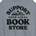 thumbnail image 3 of Instant Message - Support Your Local Bookstore - Women's Racerback Tank Top, 3 of 6