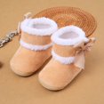 thumbnail image 7 of Walking Shoes for Babies Size 12-18 Months Warm Soft Soft Warming Snow Flats Comfort Lightweight Elastic First Birthday Khaki Boots, 7 of 7