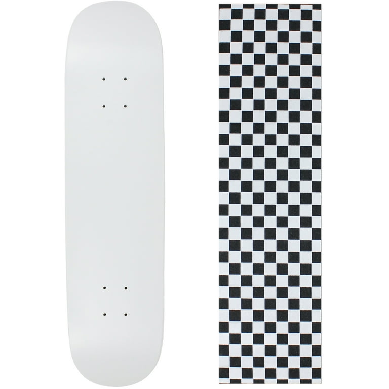 Skateboard Deck Blank Dipped White 8.5