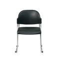 thumbnail image 4 of OSP Home Furnishings Plastic Stacking Chair in Black Set of 4, 4 of 5