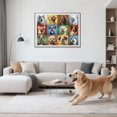 thumbnail image 2 of Rompecabezas Nattork de 1000 piezas, perros coloridos, 70 x 50 cm, 2 of 3