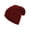 Burgundy, variant on Rib Knit Slouch Beanie, Burgundy