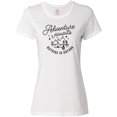 thumbnail image 3 of Inktastic Adventure Awaits Outside in Nature with Tent and Mountains Women's T-Shirt, 3 of 5