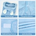 thumbnail image 6 of Pet Robe For Dogs, Quick-Dry Absorbent Towel & Bath Robe, Blue, Xl1× Dog Bath Towel With Ears Design, Soft Plush Pet Drying Robe For After Bath Grooming, Dog Robe For Medium To, 6 of 7
