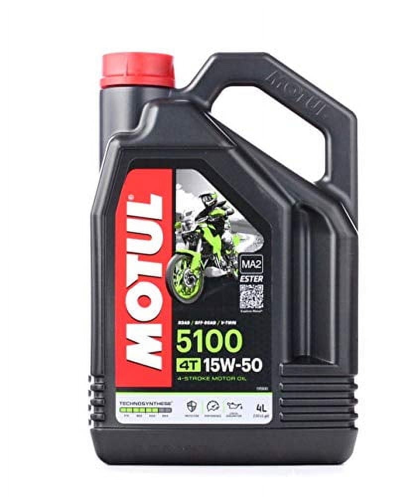 Motul 5100 Synthetic Blend 4-Stroke Motor Oil 15W-50 1 Liter