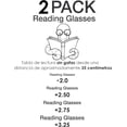 thumbnail image 4 of Set lentes de lectura solar Sersun 2PACKLPU lectura solar +2.0 Unisex, 4 of 4
