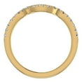 thumbnail image 3 of Diamond Wedding Bands for Women 0.30 Carat 18K Gold ( G , VS ), 3 of 5