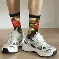 thumbnail image 6 of Cauagu Elegant Still Life Roses Print Crew Socks for Women and Men,Adult Athletic Running Socks 1-Pair Sports Socks Work Gear Socks with Moisture Wicking, 6 of 6